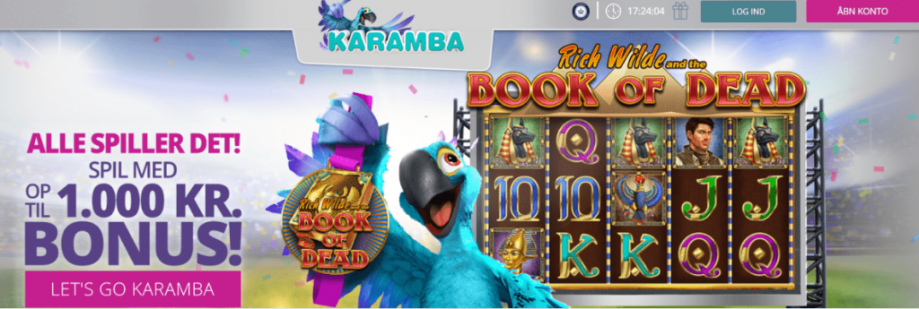 Karamba Casino lobby