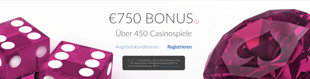 750 Euro Bonus