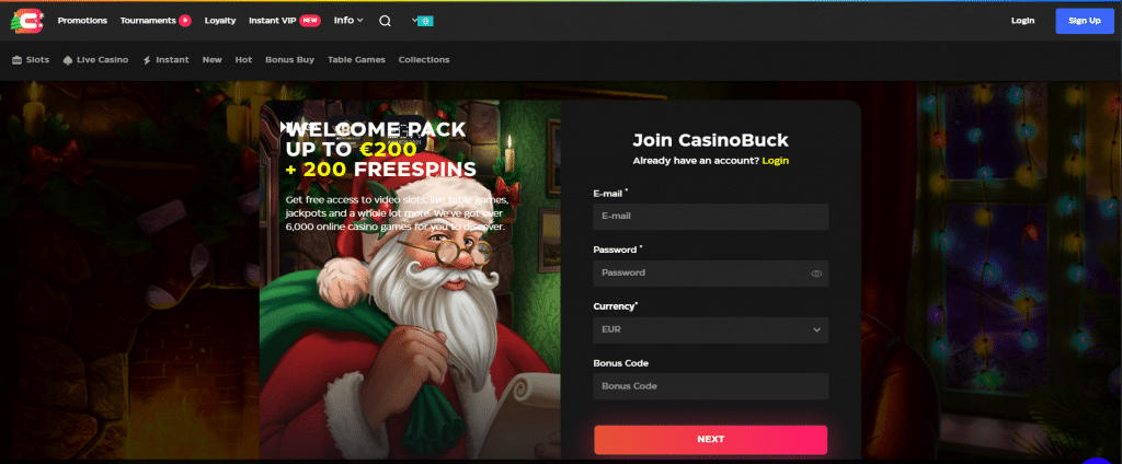 Casinobuck startansicht 1024x424 Casinobuck