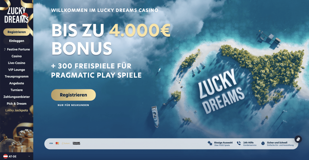 Lucky Dreams Hauptseite 1024X532