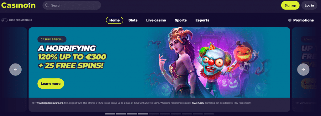 Casinoin Casino Lobby 1024X369