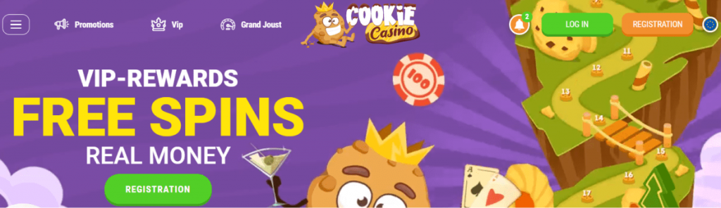 Screenshot van Cookie casino