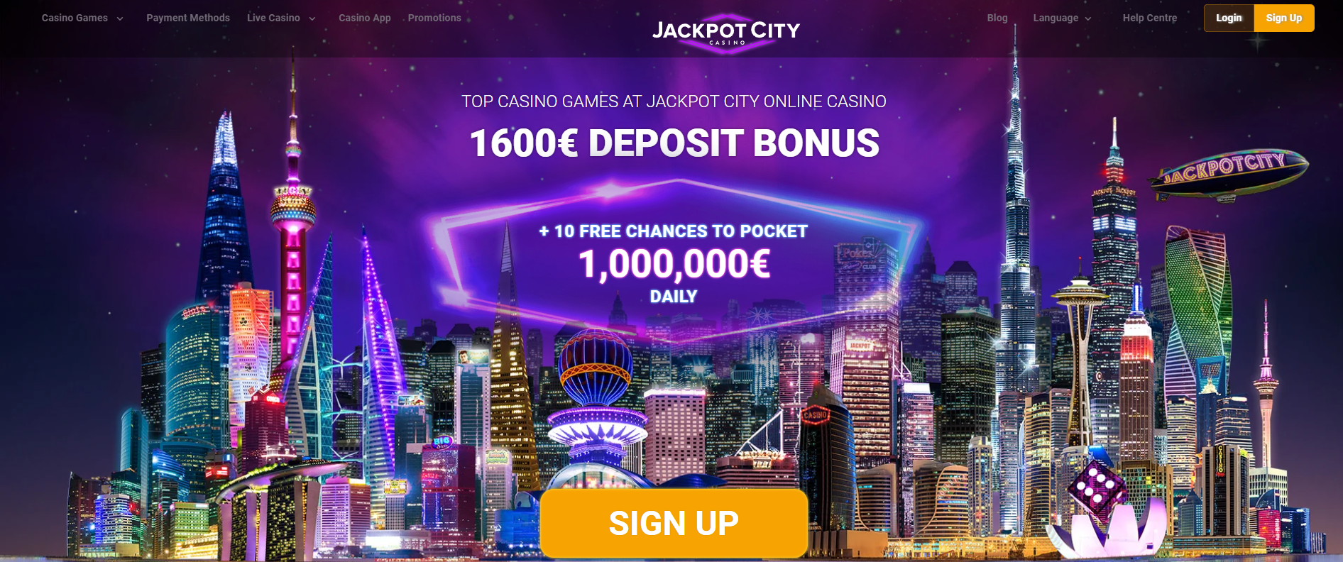 Jackpot city casino lobby img