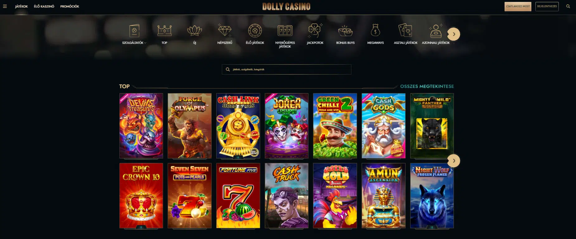 Dolly Casino SMS-befizetési alternatívákkal