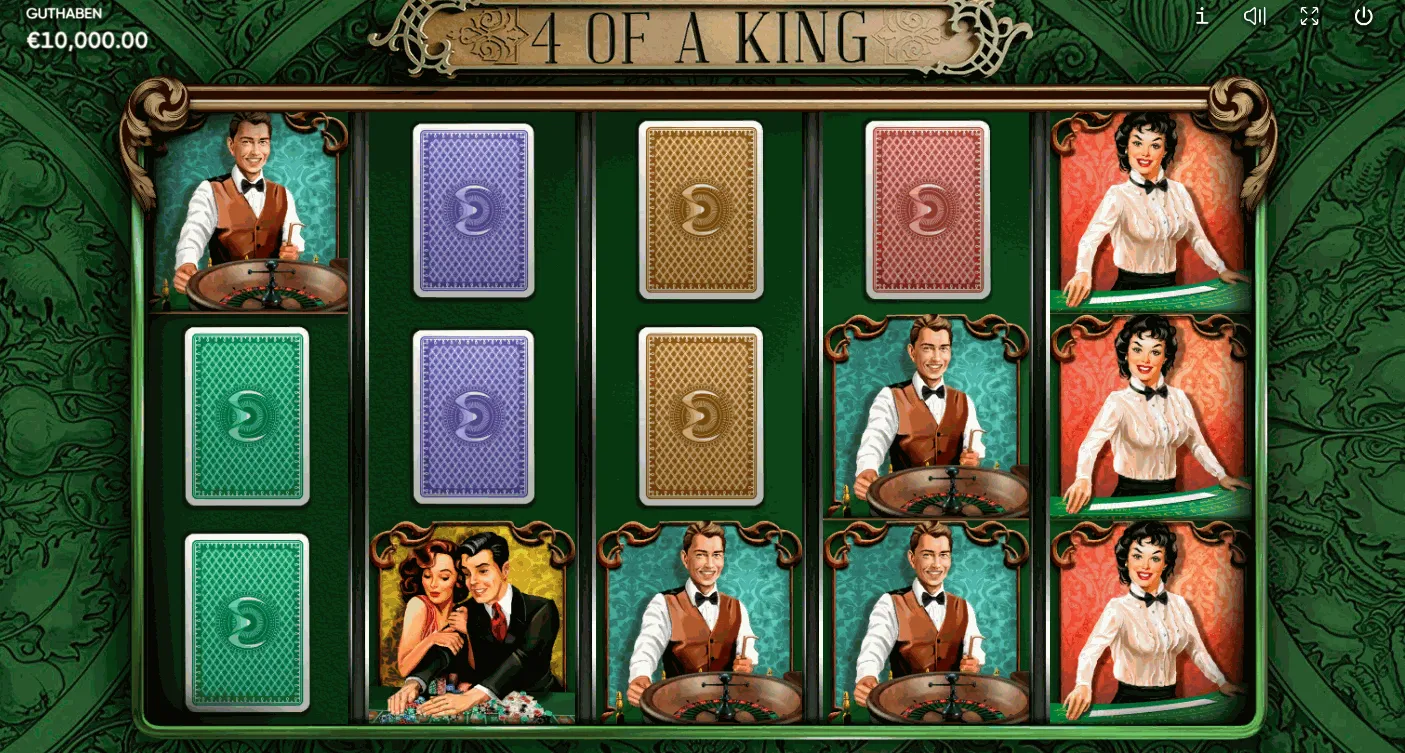Endorphina 4 of a King Slot