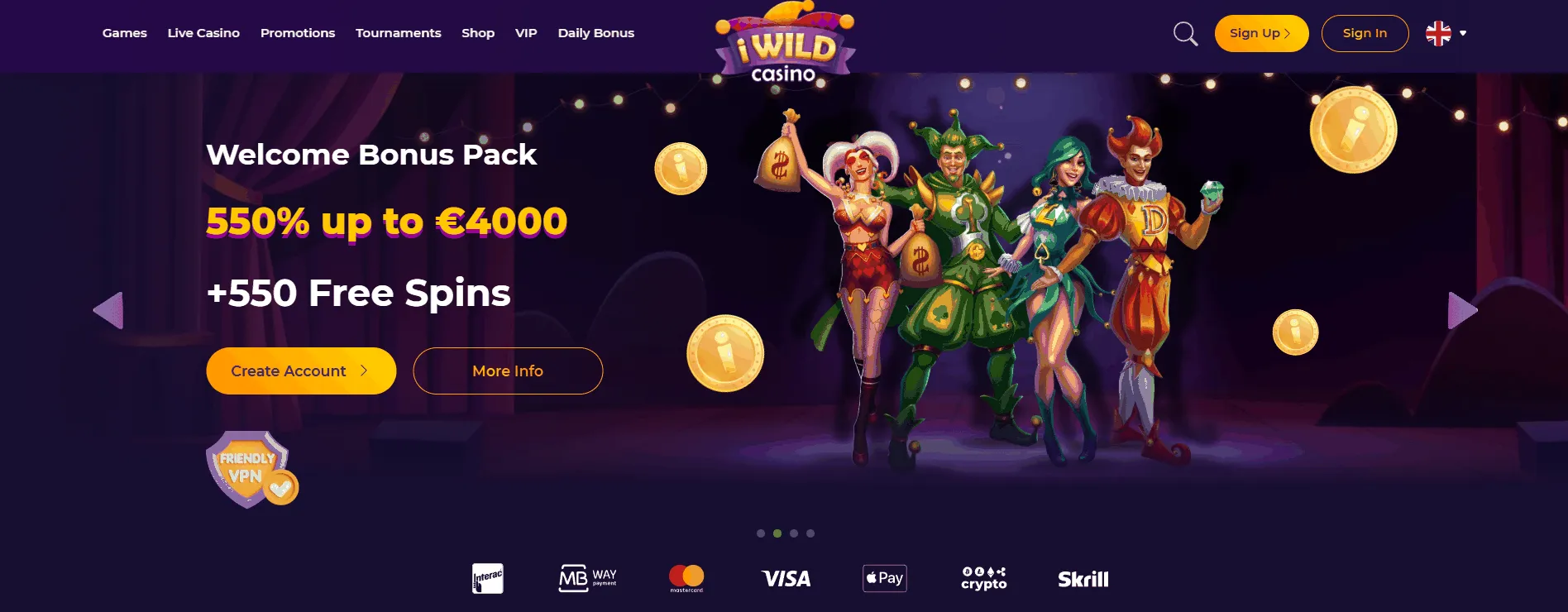 Basta-onlinecasino-i-sverige-iwild Bästa onlinecasino i Sverige – iWild