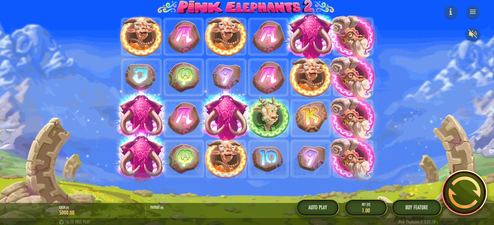 Thunderkick Pink Elephants II Slot