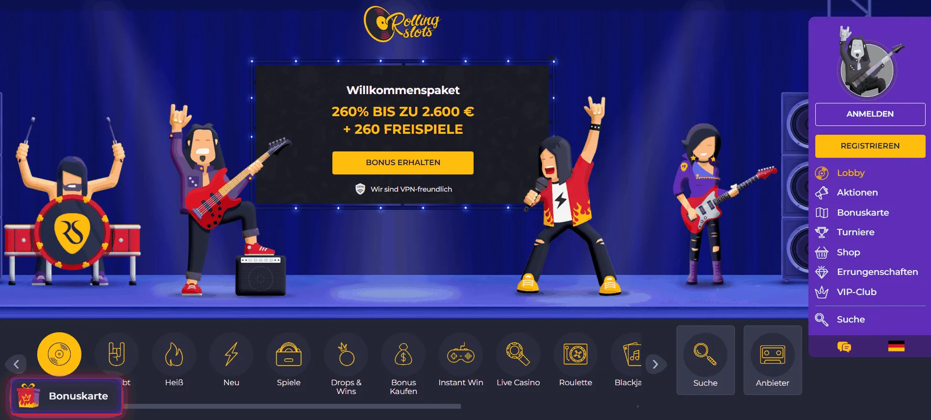 Rolling-slots-casino-lobby Rolling Slots Casino Lobby