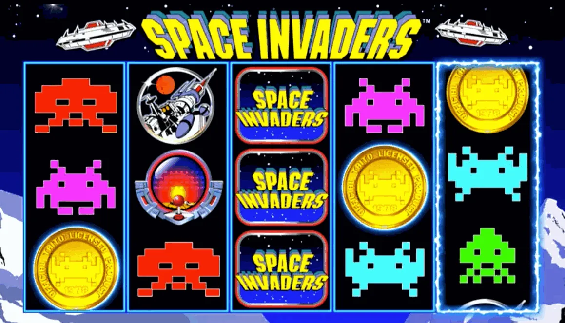Playtech Space Invaders Slot