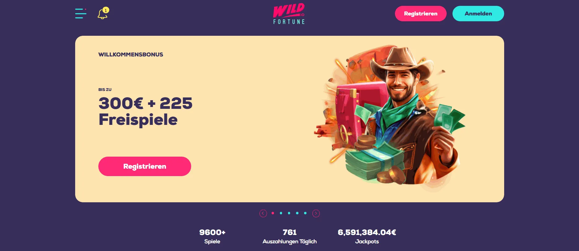 Wild Fortune Casino mit Giropay