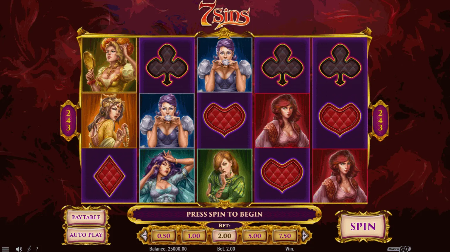 Play'n Go 7 Sins Slot