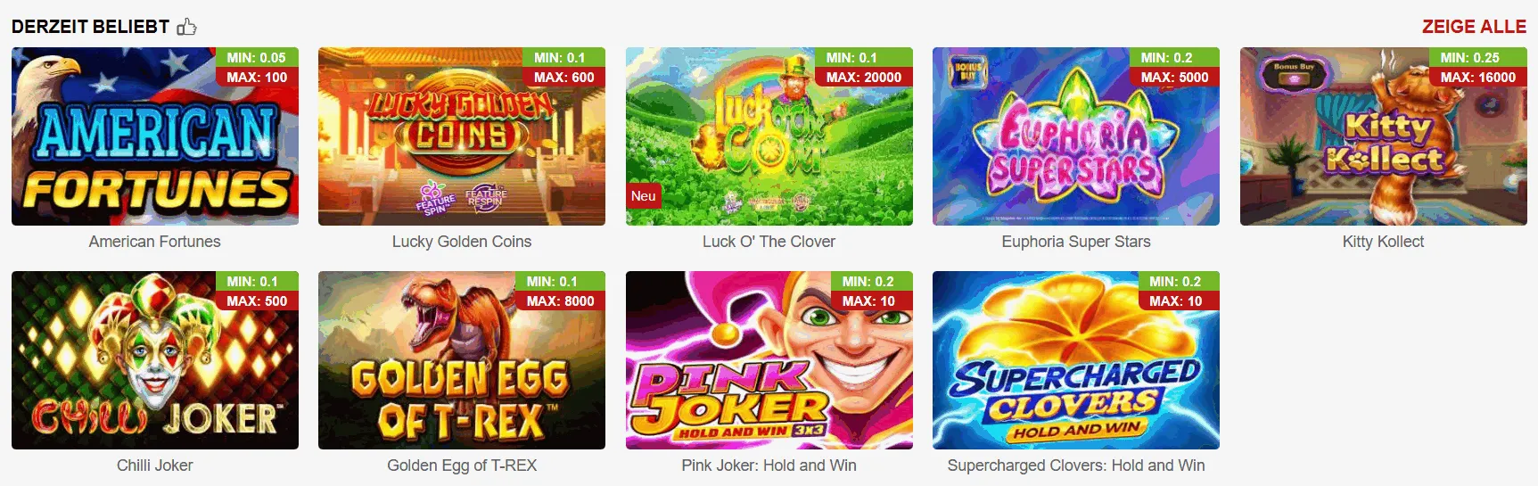 7melons Casino Spiele