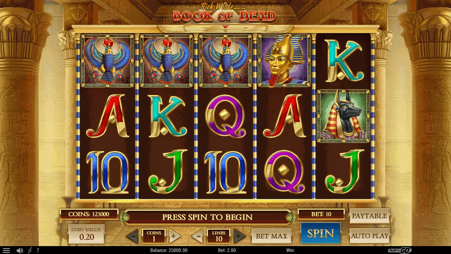 Play'n Go Book of Dead Slot