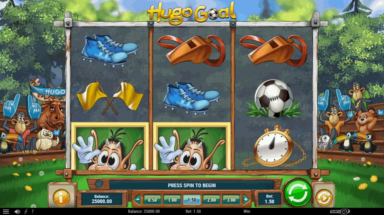 Play'n Go Hugo Goal Slot