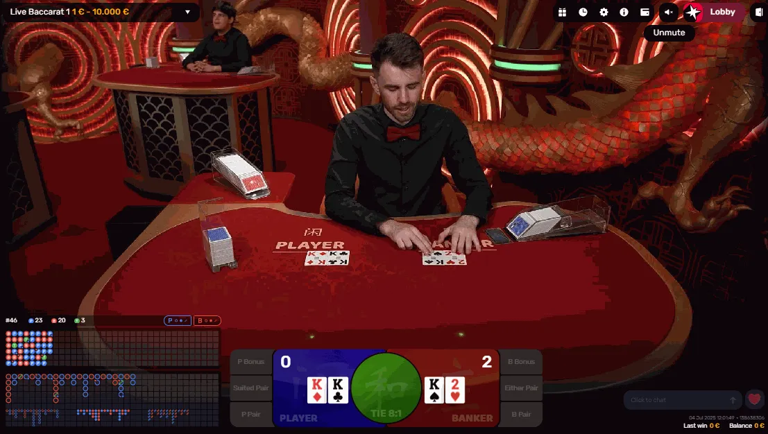 Live Casino Baccarat