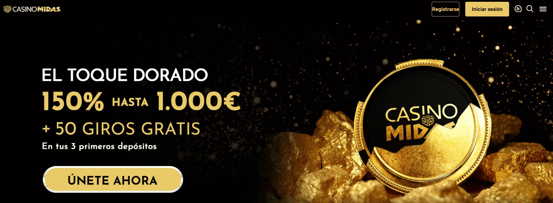 Plataforma Midas sin licencia española Casino sin licencia Midas