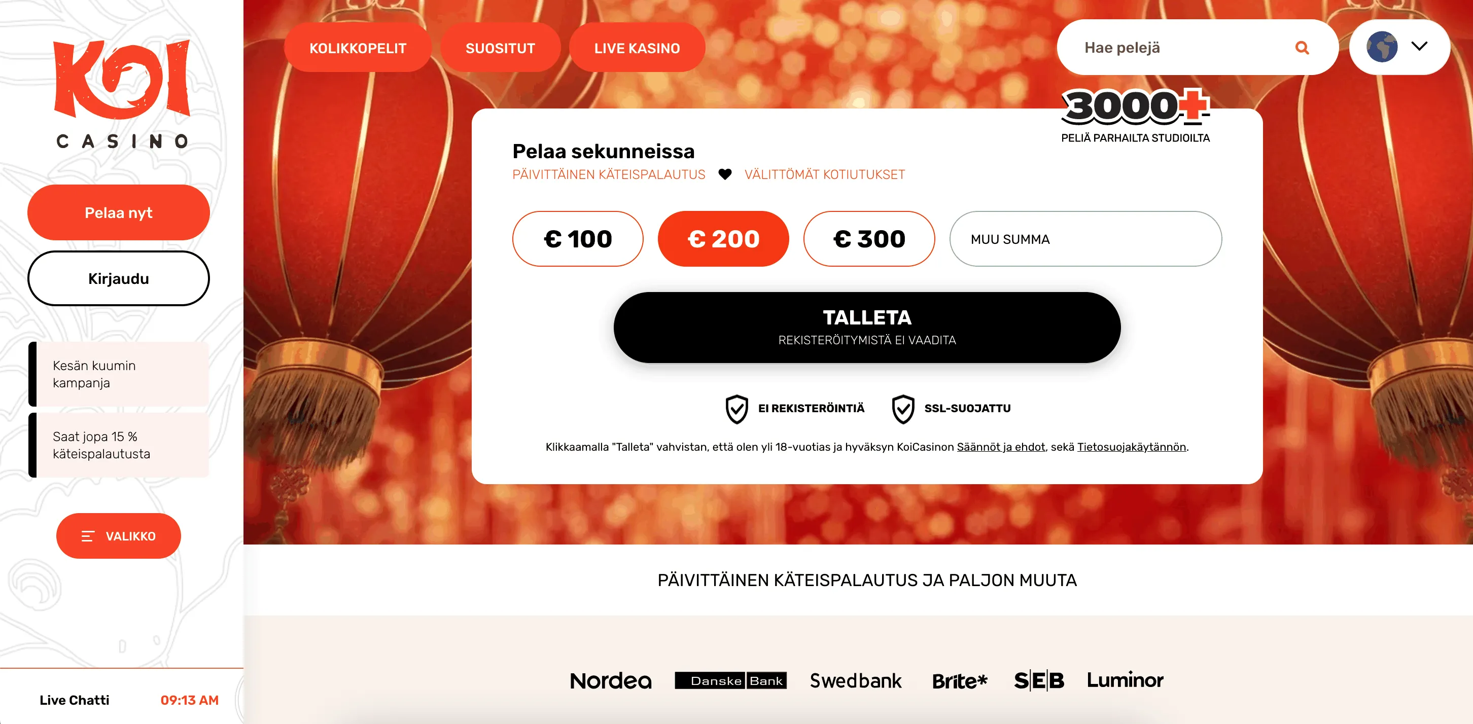 Koi Casino etusivu – pikakasin