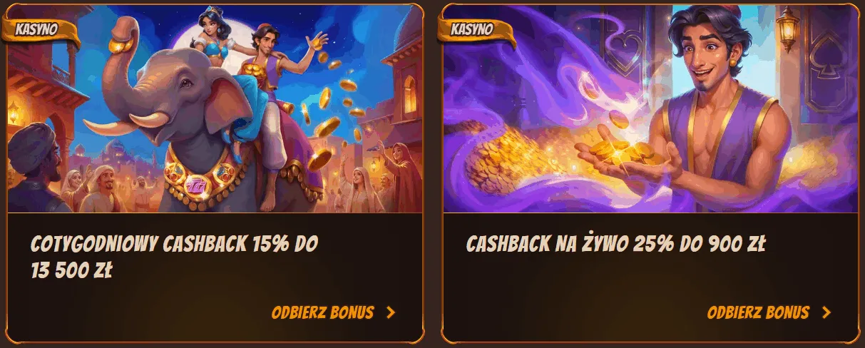 Oferta cashback w Abuking kasyno Cashback w Abuking kasyno