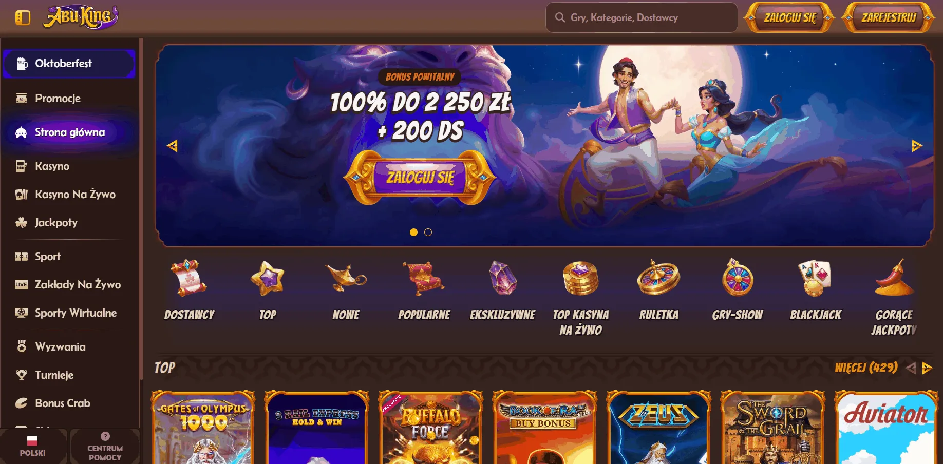 Start w Abuking kasyno Lobby Abuking kasyno