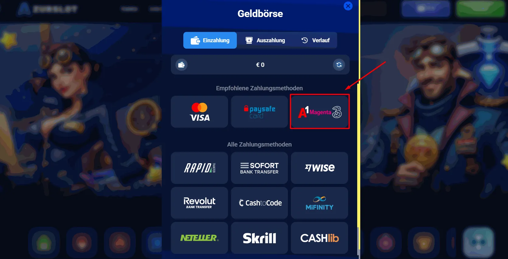 Handyrechnung im AzurSlot Casino AzurSlot Casino mit Handyrechnung Bezahlen