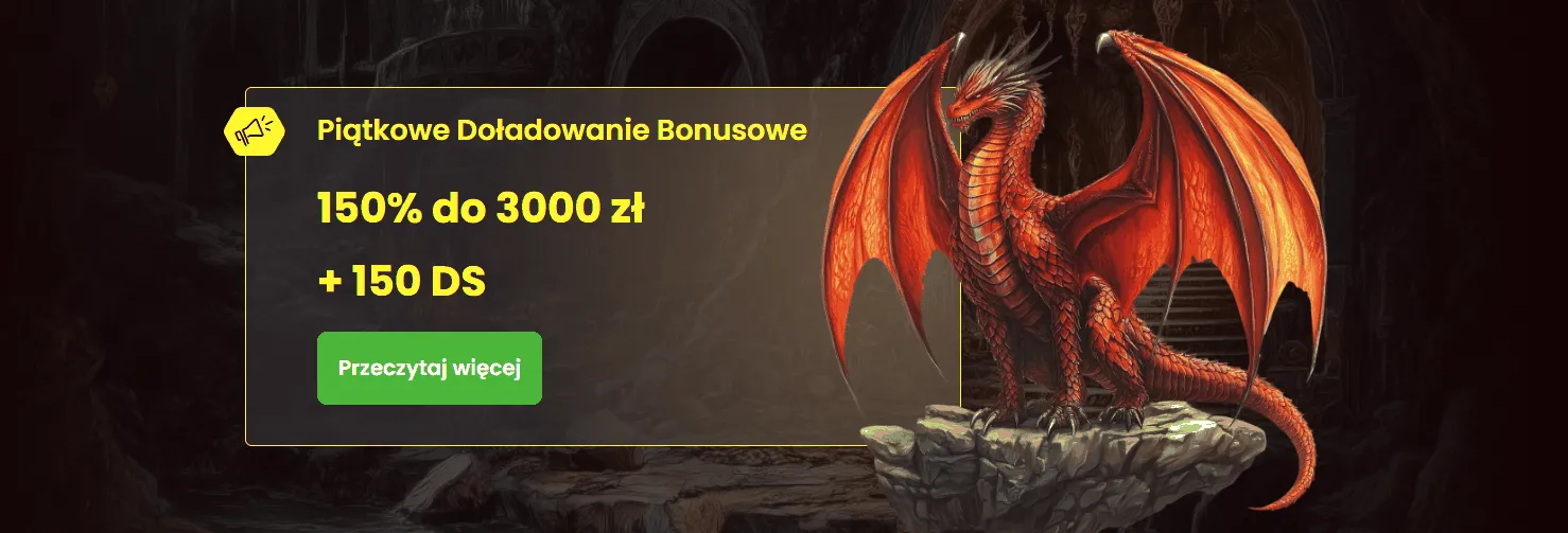 Bonus reload w Dragonslots kasyno