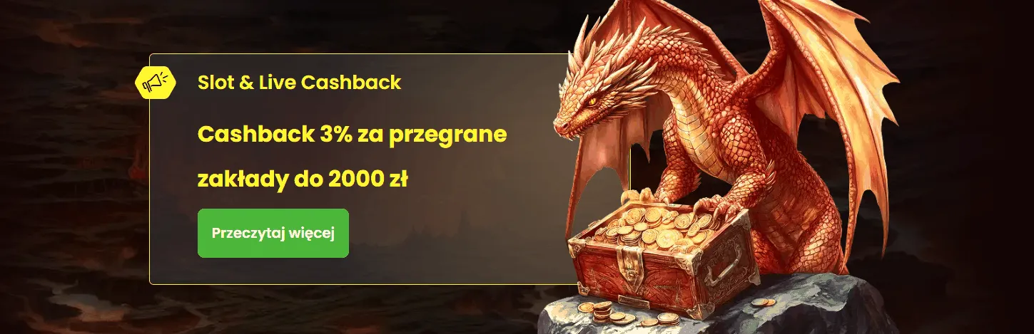 Cashback w Dragonslots kasyno