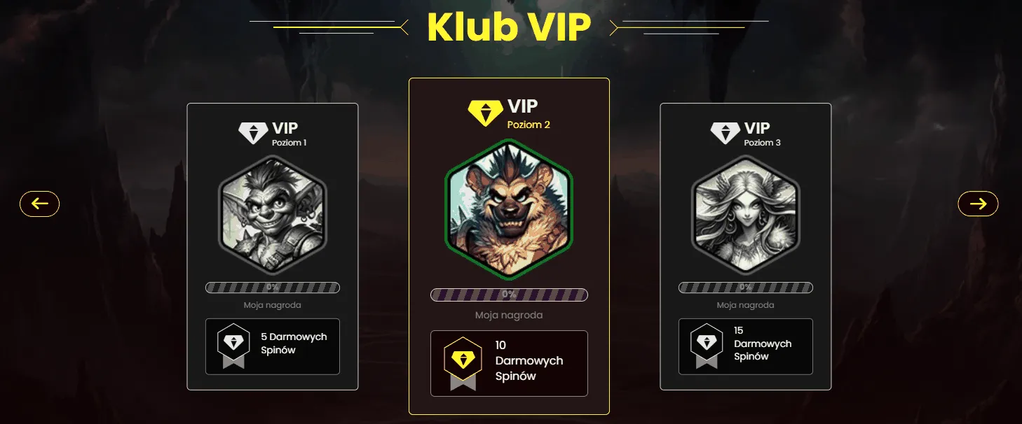 Klub VIP w Dragonslots kasyno