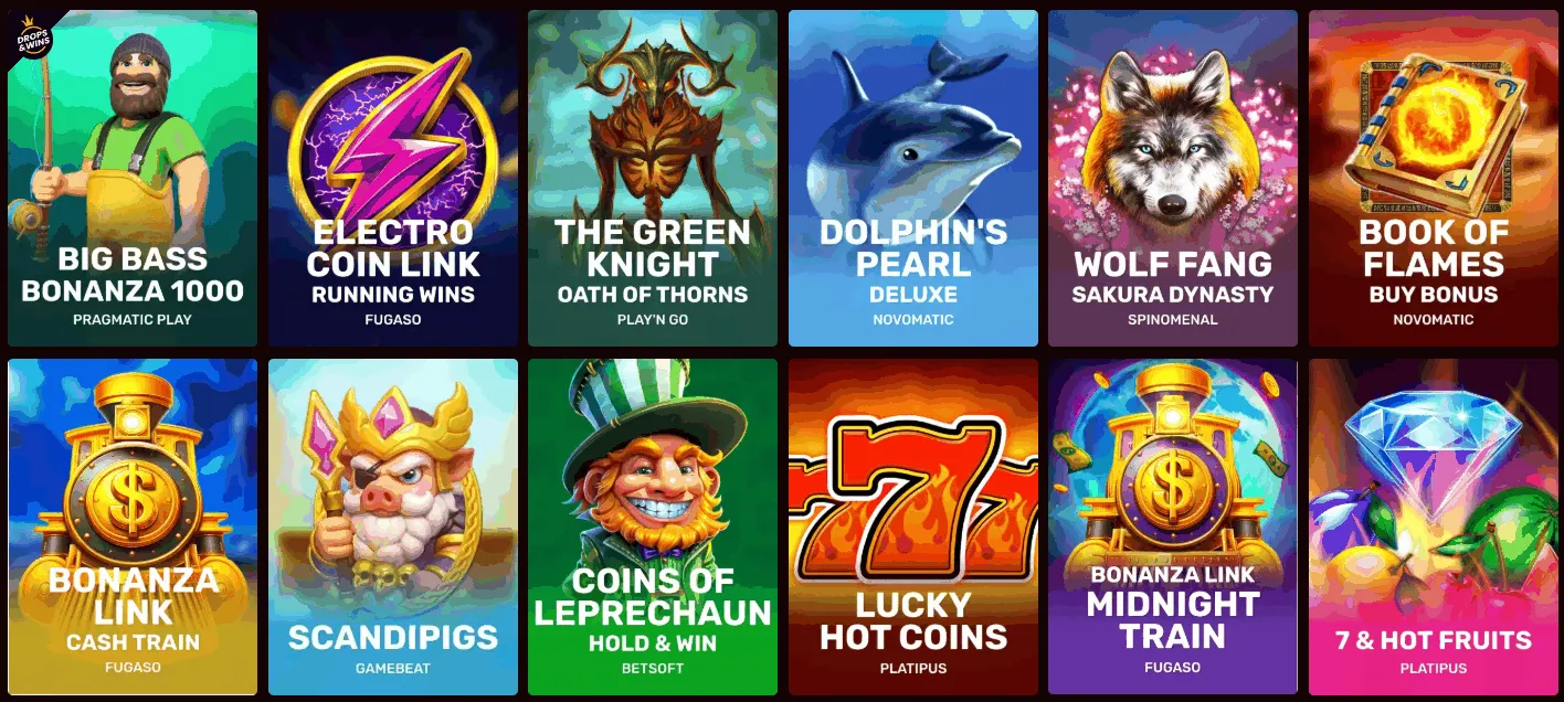 Sloty w Dragonslots kasyno