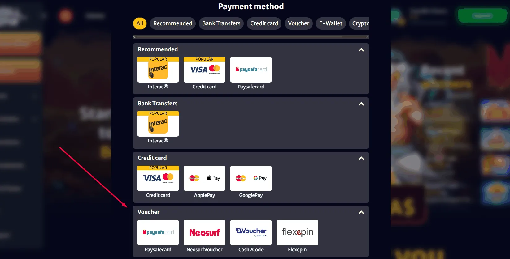 Prepaid Card Hell Spin Casino