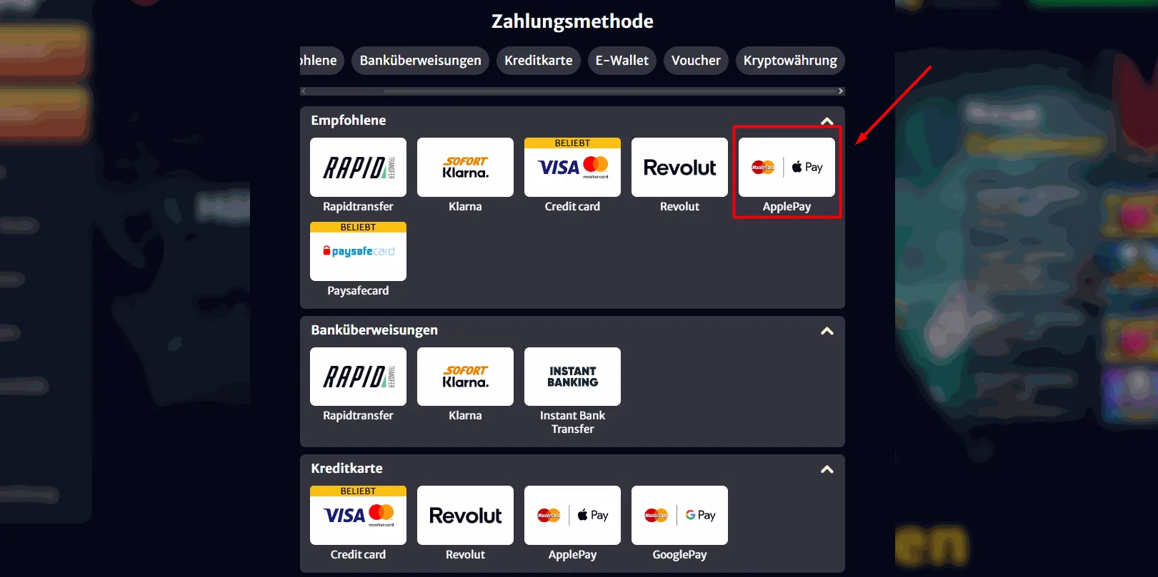 Hell Spin Apple Pay Einzahlung Hell Spin Casino mit Apple Pay