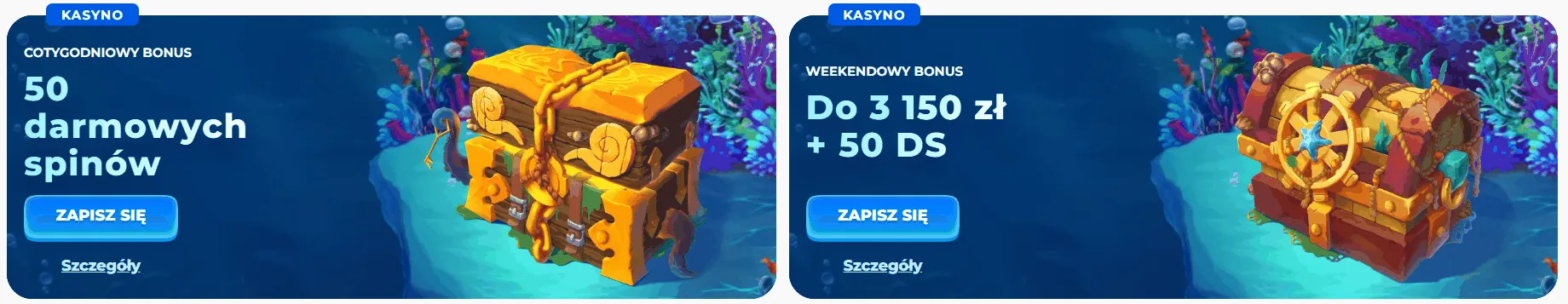 Bonusy reload w Posido Casino