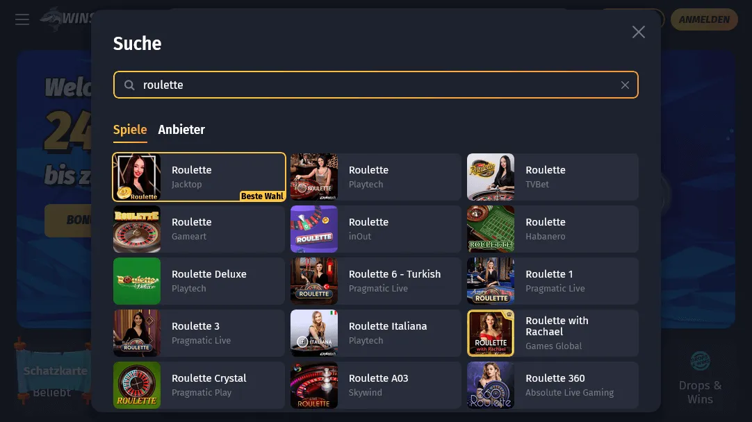 Roulette Spiele im WinShark Casino online erleben Roulette Spiele im WinShark Casino