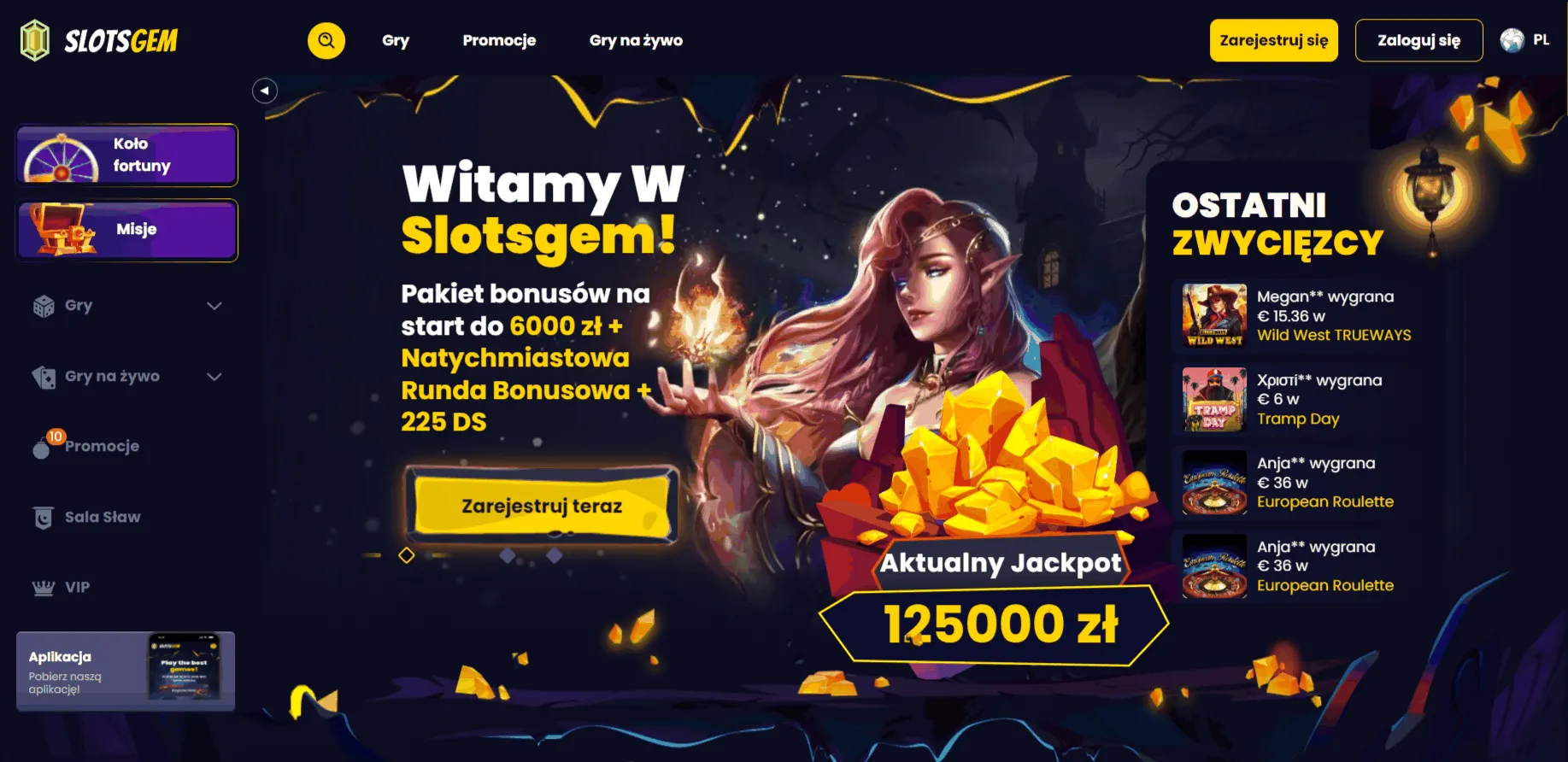 Kasyno bez weryfikacji Slots Gem