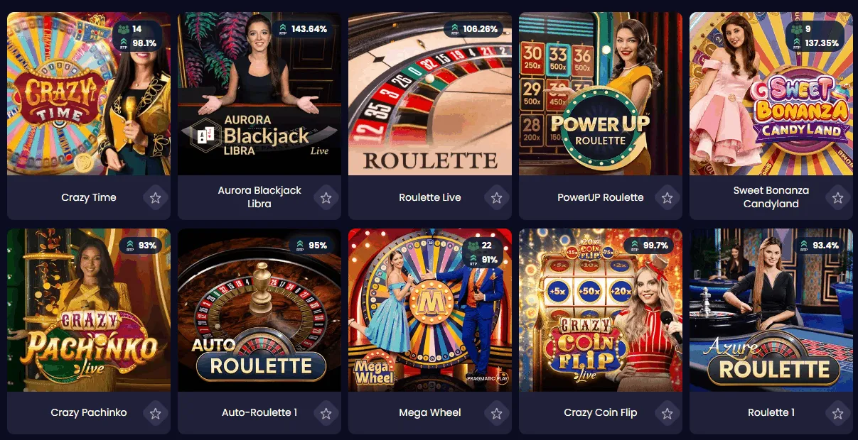 Slotsgem kasyno live Gry na żywo w Slotsgem kasyno