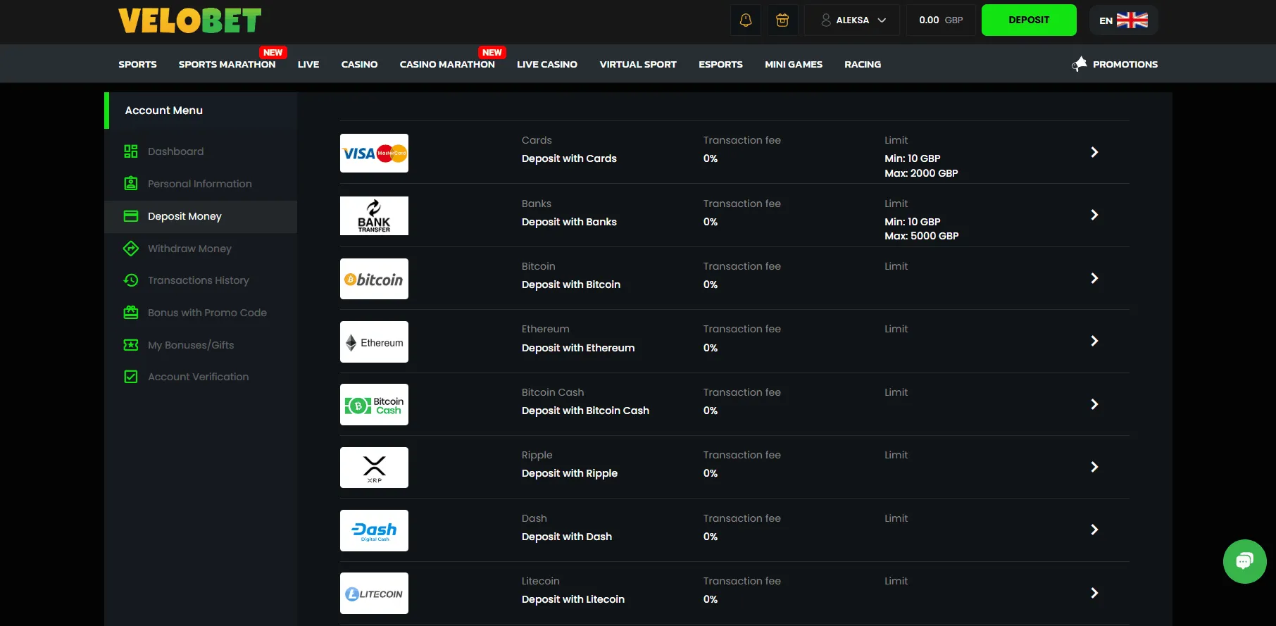 Velobet Google Pay Alternative Payment Options