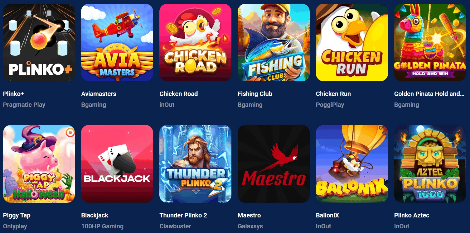 Instant Games im AzurSlot Casino Sofort Spiele von AzurSlot Casino