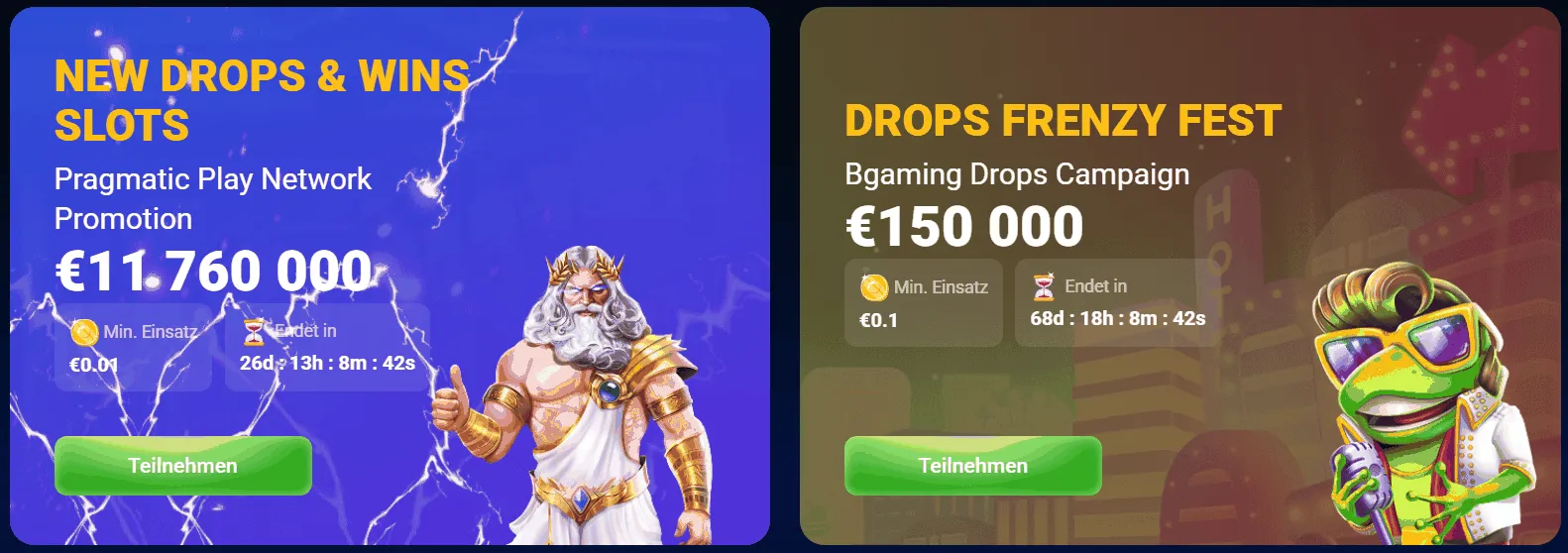 Casino Turniere bei AzurSlot Turniere von AzurSlot Casino