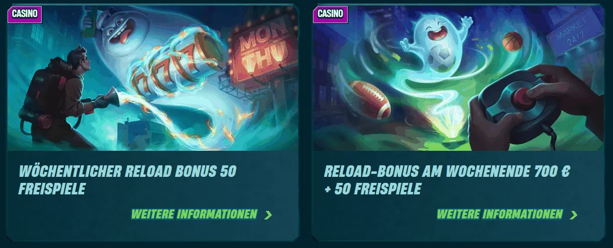 Reload Bonus von Caspero Casino