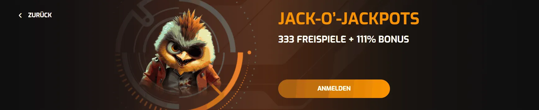 Jack O’ Jackpots Angebot im Hugo Casino Jack O’ Jackpots Bonus von Hugo Casino