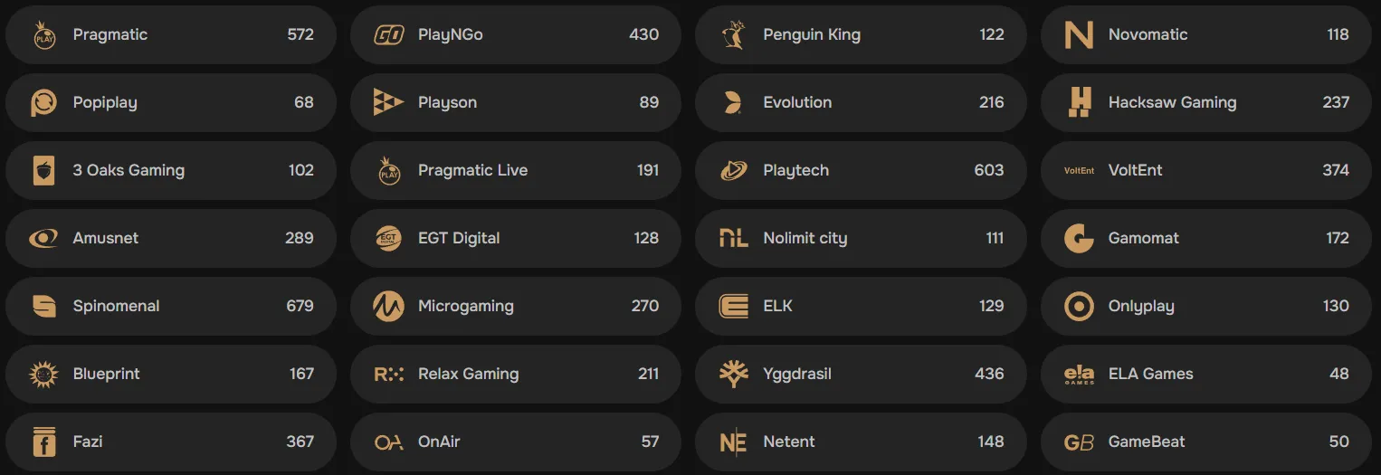 Anbieter von MrPunter Casino