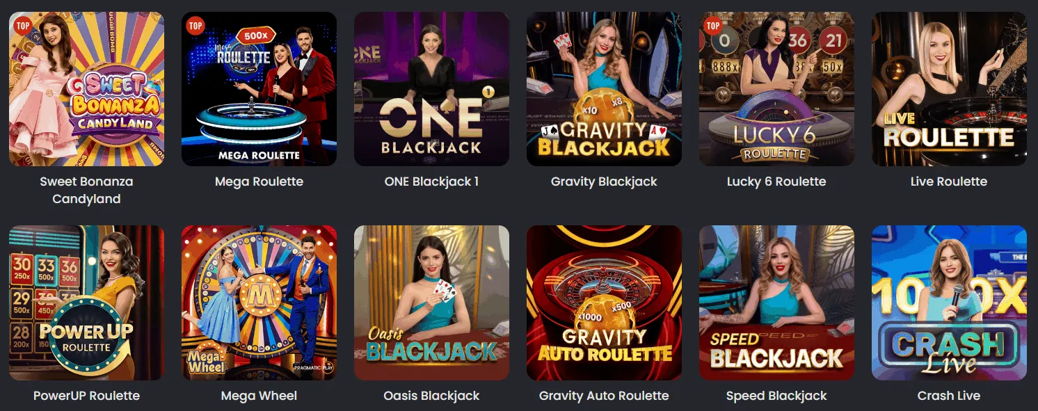 Spinline Casino Live Games Live Spiele von Spinline Casino