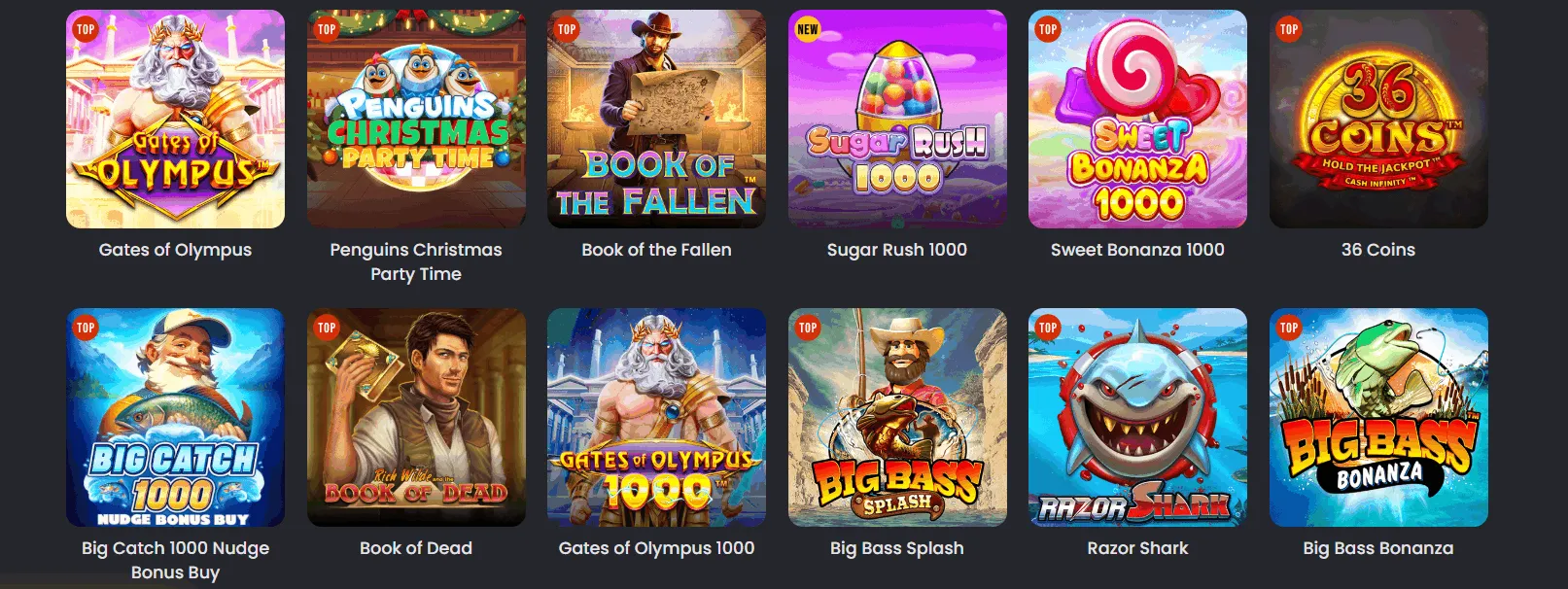 Spielautomaten im Spinline Casino Slots von Spinline Casino