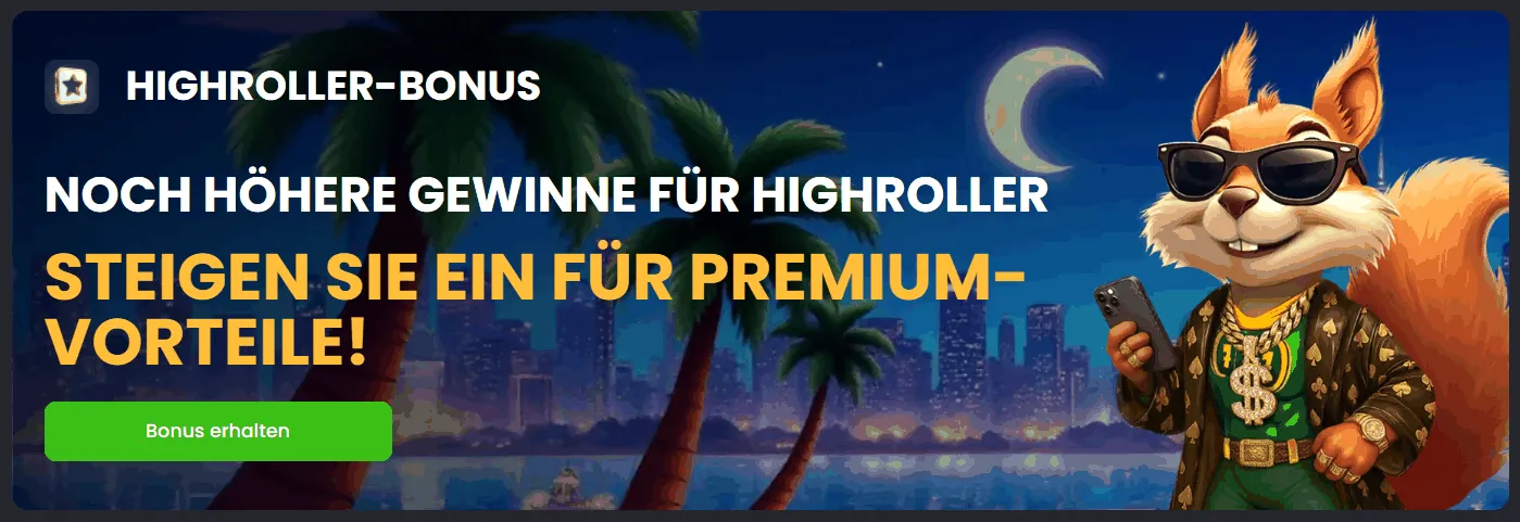 Spinline Casino Highroller Angebot Highroller Bonus von Spinline Casino
