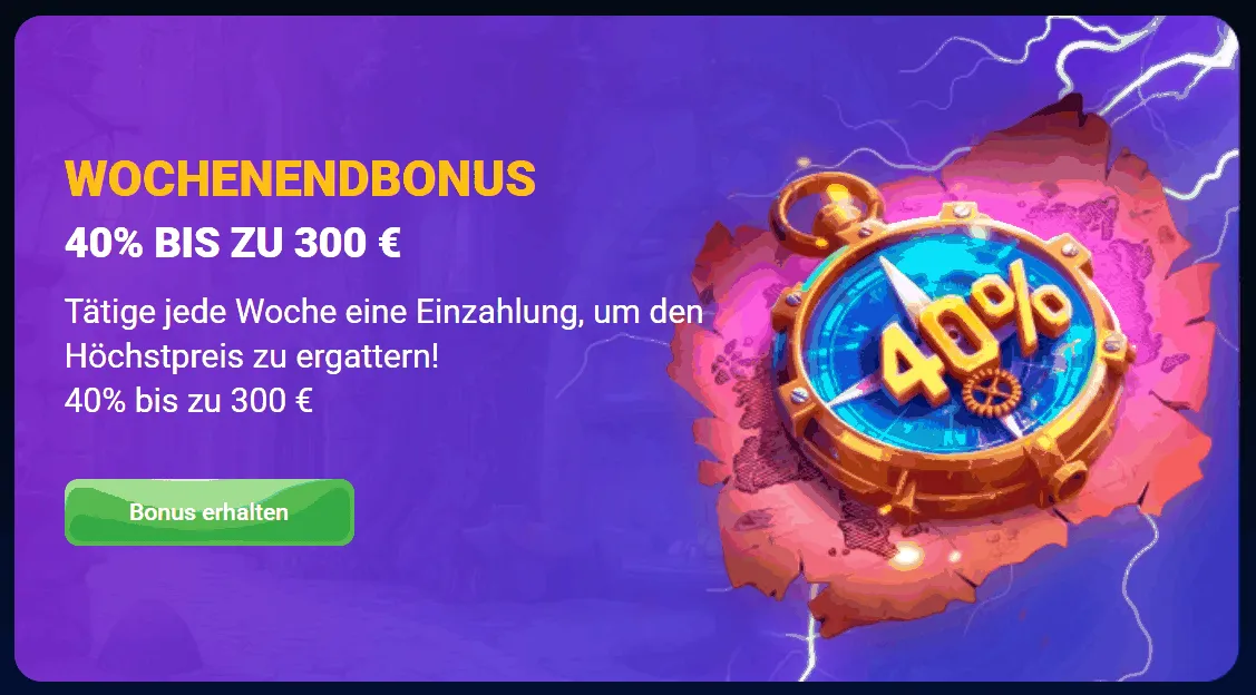 Wochenendbonus von Spinline Casino Spinline Casino Wochenaktion