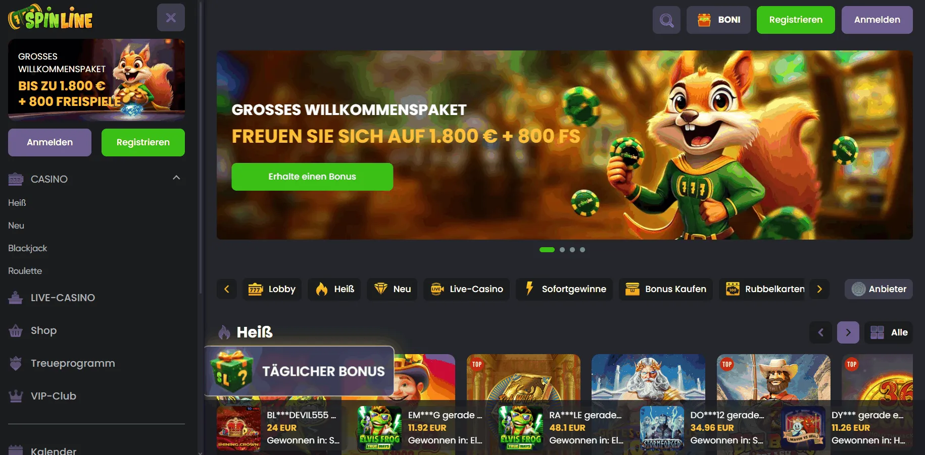 Spinline Casino neu Spinline neues Casino