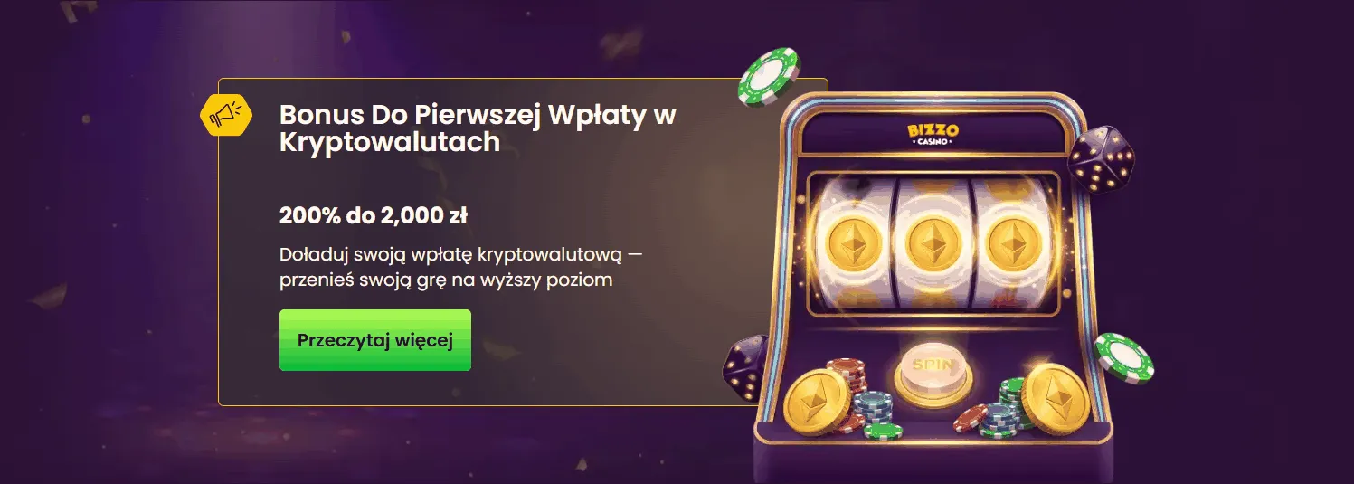 Bizzo Casino bonus kryptowalutowy