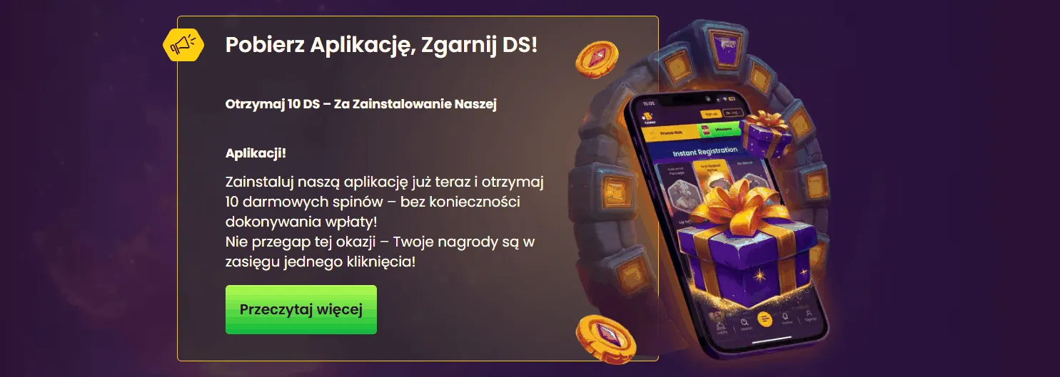 Bonus w aplikacji Bizzo Casino
