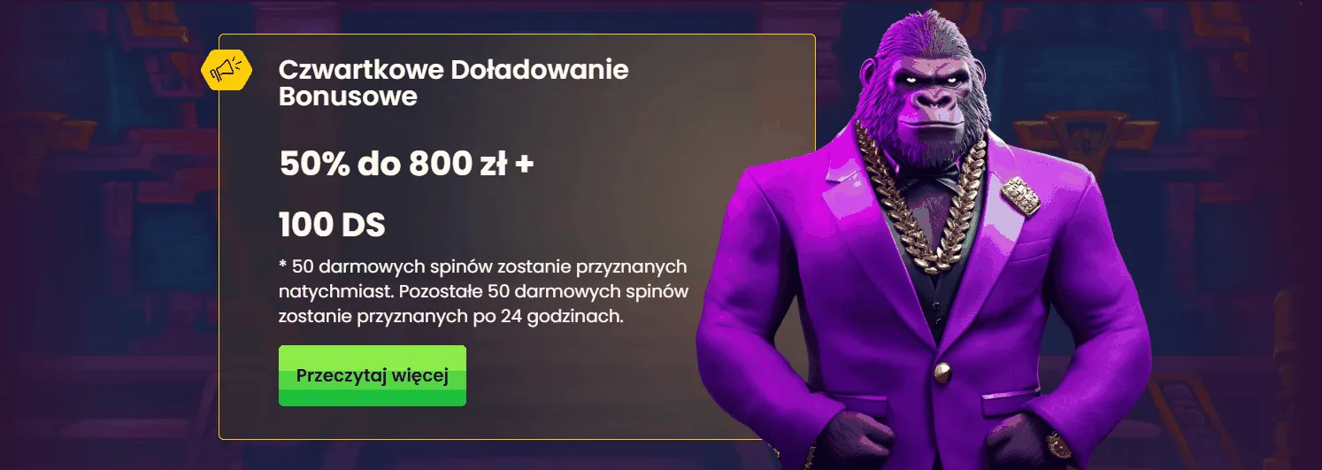 Czwartkowy bonus w Bizzo Casino