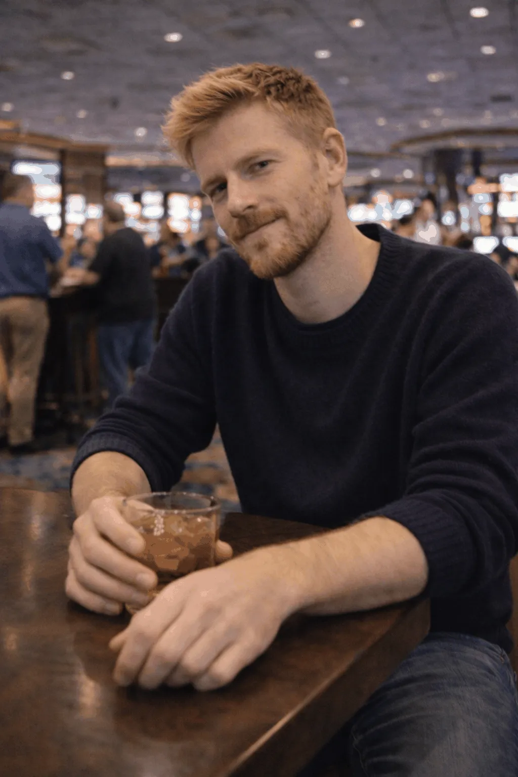 Erik Johansson på ett casino