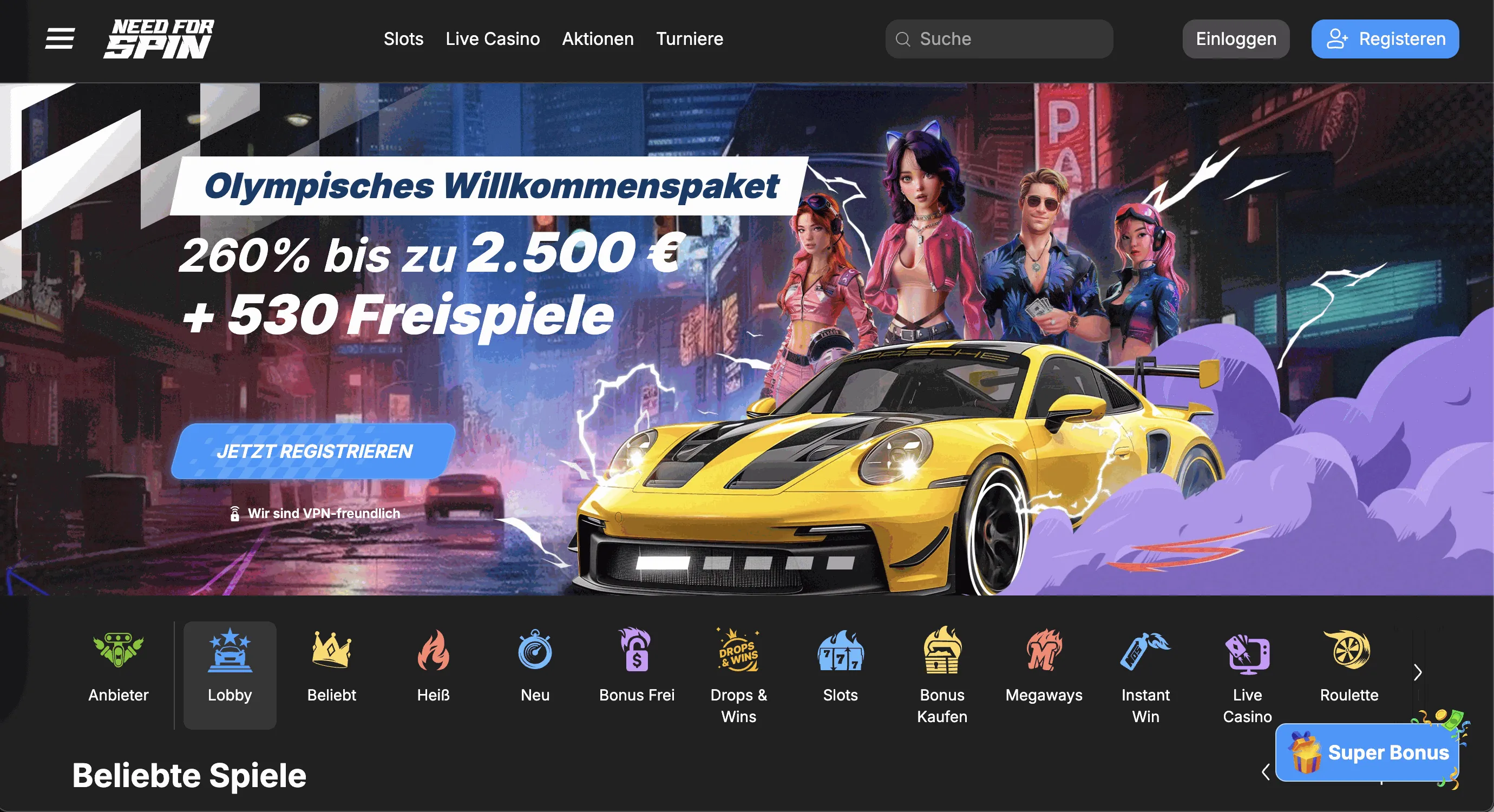 need for spin casino